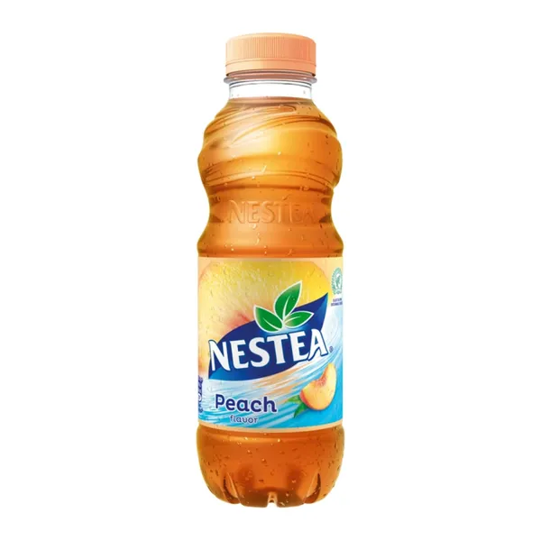 Negazuotas persikų sk. gaivusis gėrimas su juod. arbatos ekstraktu "Nestea", 500ml