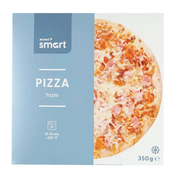 Pica su kumpiu, Edam ir Mozarella sūriais RIMI SMART, 350 g