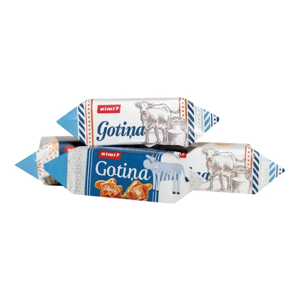 Pieniniai saldainiai RIMI GOTINA su sūria karamele, 1 kg