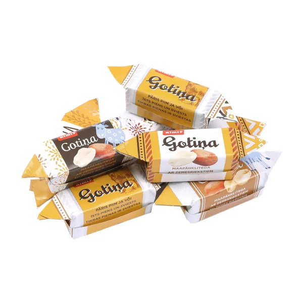 Pieniški saldainiai su žemės riešutais RIMI GOTINA, 1 kg