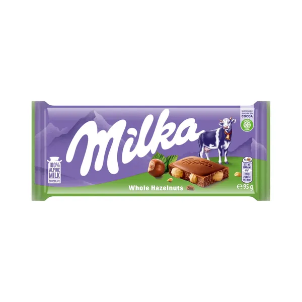 Piena šok. Milka ar veseliem lazdu rieks. 95g