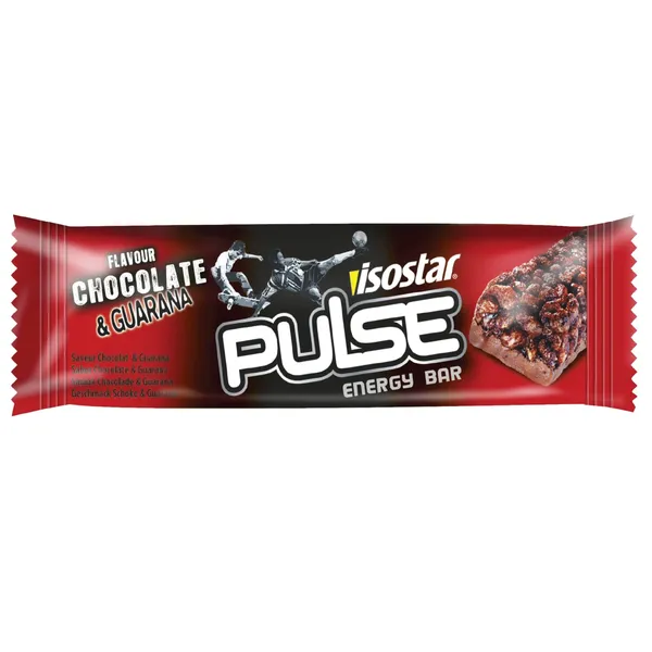 Pieninio šokolado skonio batonėlis ISOSTAR PULSE GUARANA, 23 g