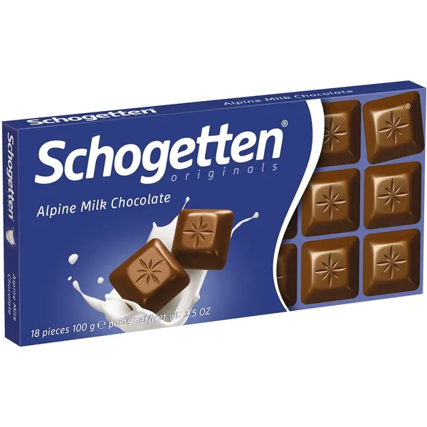 Pieninis šokoladas SCHOGETTEN MILK CHOCOLATE, 100g