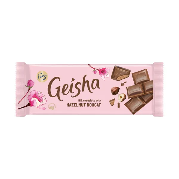 Pieninis šokoladas su pieniniu įdaru GEISHA, 100 g