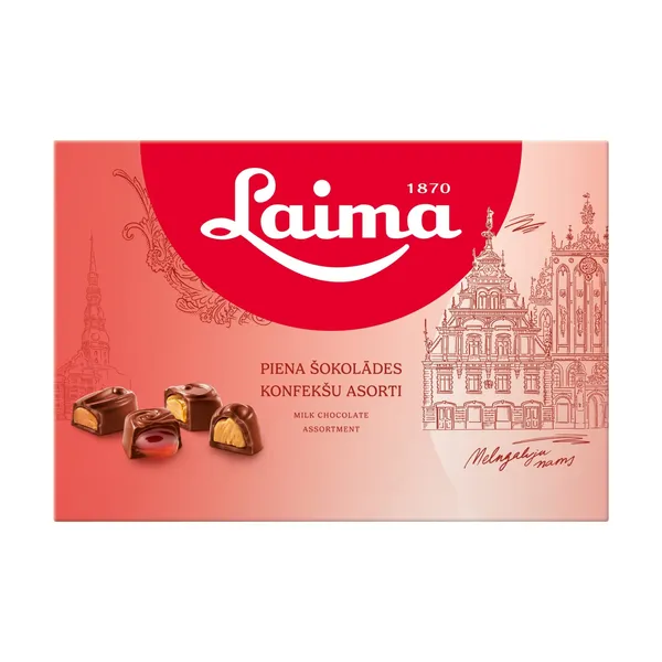 Konfektes Laima piena šokolādes izlase 215g