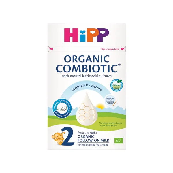 Dirbtinis pieno mišinys HIPP COMBIOTIC 2, kūdikiams nuo 6 mėn., BIO, 800 g