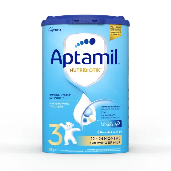 Pieno mišinys APTAMIL NUTRIBIOTIK 3, vaikams nuo 12 mėn, 800 g