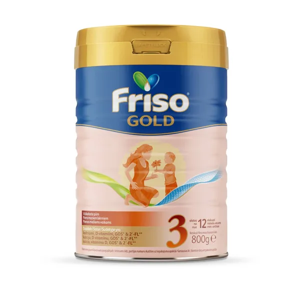 Pieno mišinys vaikams FRISO GOLD 3, nuo 12 mėn, 800 g