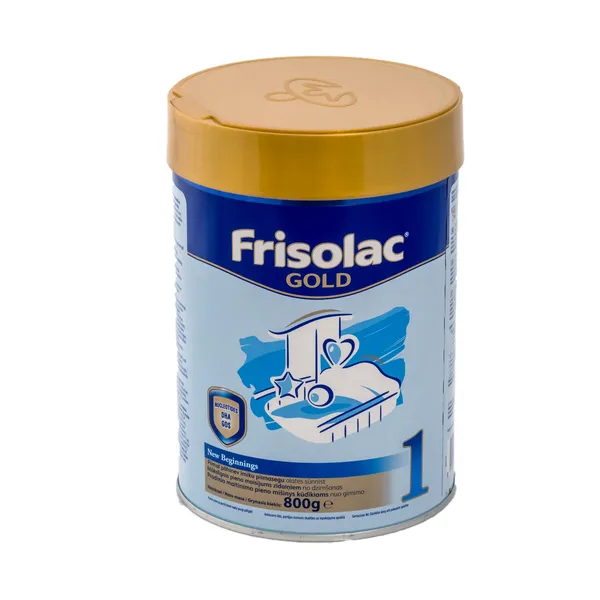 Pieno mišinys kūdikiams nuo gimimo FRISOLAC GOLD 1, 800 g