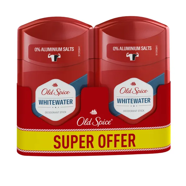 Pieštukinis dezodorantas OLD SPICE WHITE WATER, 2 x 50 ml
