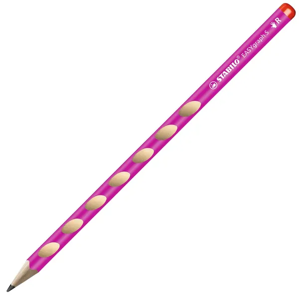 Pieštukas STABILO EASYGRAPH, dešiniarankiams, rožinis
