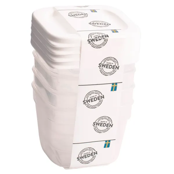 Burka Nordiska plast 90ml 4 gab. balta