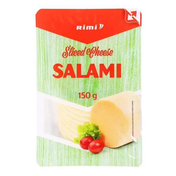 Pjaustytas sūris RIMI SALAMI, 45 % rieb., 150 g