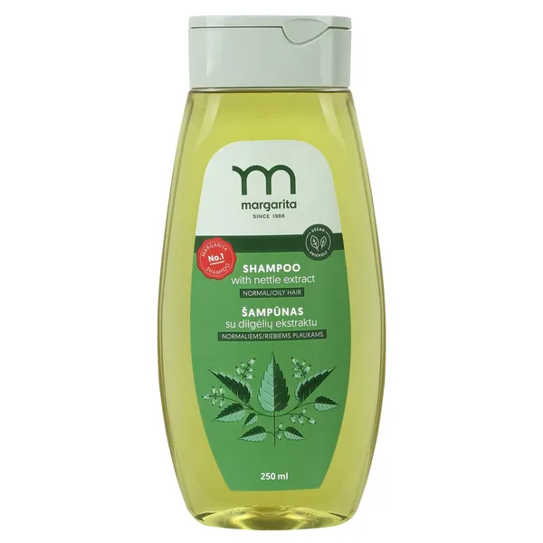 Plaukų šampūnas su dilgėlių ekstraktu MARGARITA, 250 ml