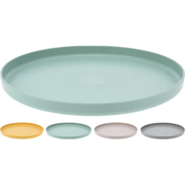 Plastikinė lėkštė, 253 x 21 mm, spalva ir dizainas gali skirtis, SO26