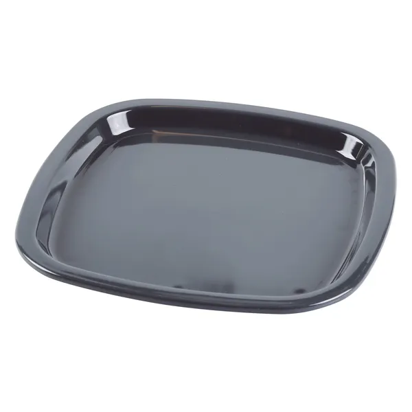 Daugkartinio naudojimo plastikinė lėkštė Cozy Home, pilka, 24 cm