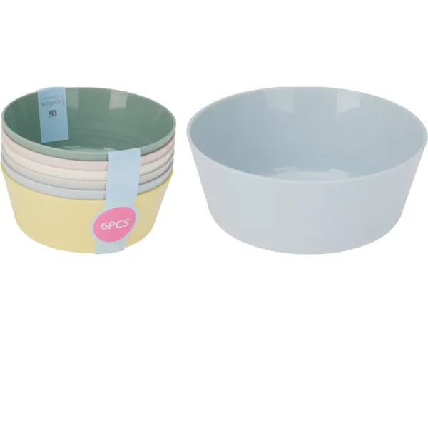 Plastikiniai dubenėliai, 300 ml, 6 vnt. rinkinys, SO26