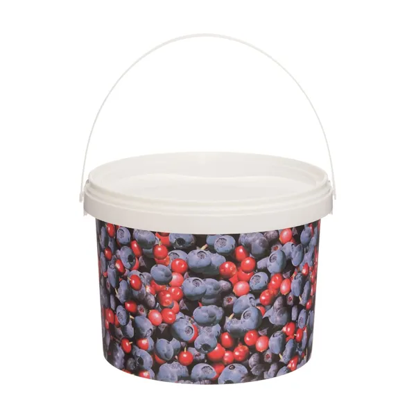Plastikinis kibiras su dangčiu MARJUKKA, 3 l