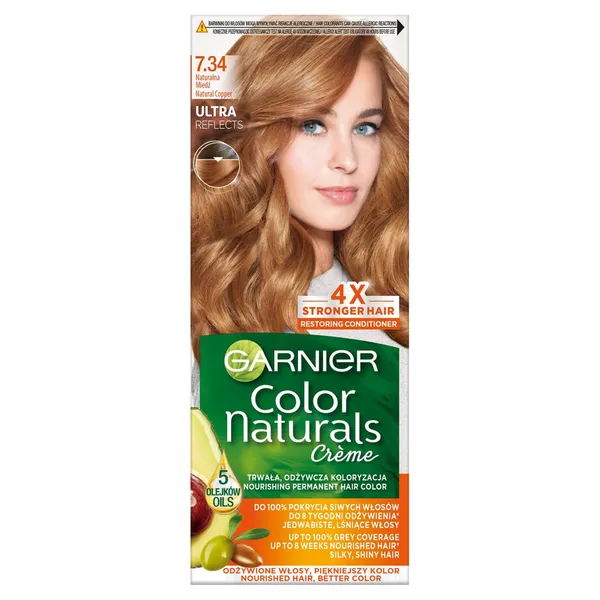 Plaukų dažai GARNIER COLOR NATURALS, 7,34