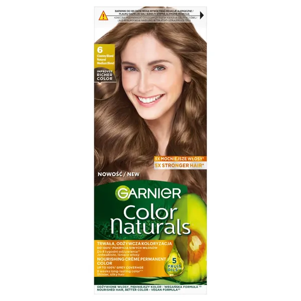 Color Naturals plaukų Plaukų dažai GARNIER COLOR NATURALS nr. 6dažai, 6