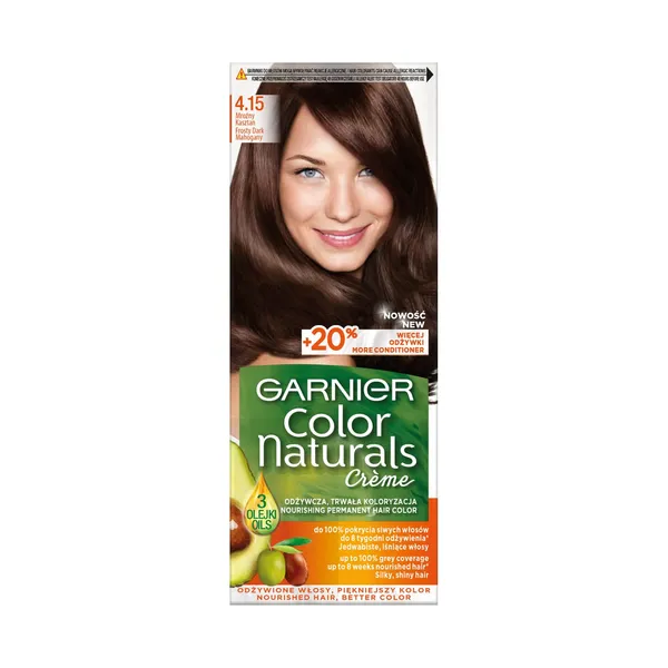 Plaukų dažai GARNIER COLOR NATURALS, Nr. 4.15, 1 vnt.