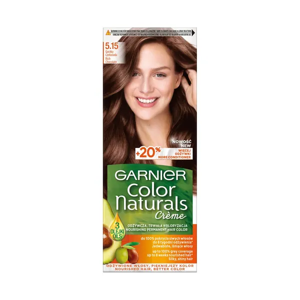 Matu krās.Garnier color naturals Nr.5.15
