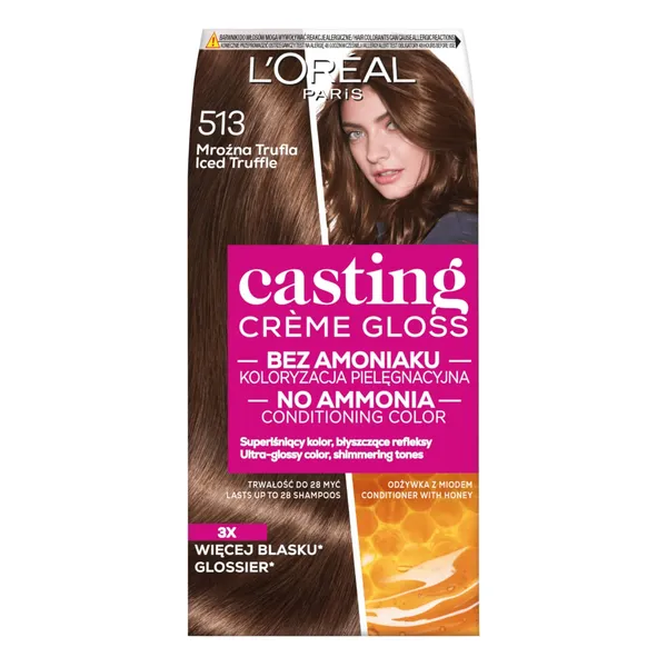 Plaukų dažai L'OREAL CASTING 518, 1 vnt.