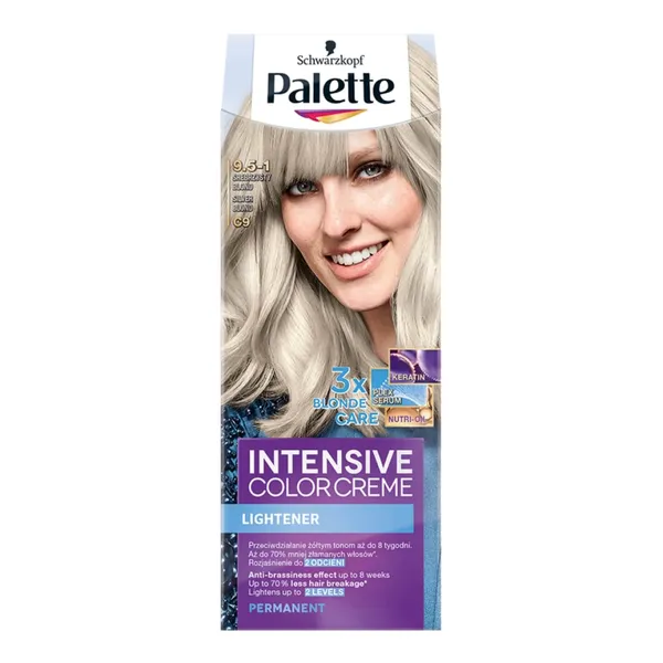 Plaukų dažai SCHWARZKOPF PALETTE INTENSIVE COLOR CREME, 9,5 - 1 (C9)
