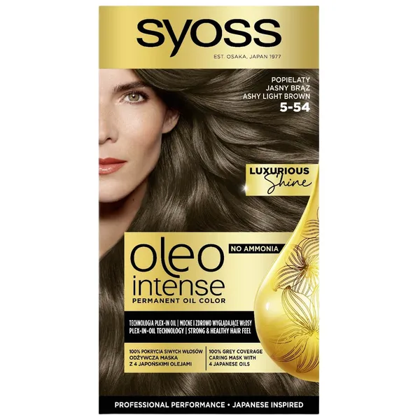 Plaukų dažai SYOSS OLEO INTENSE 5-54
