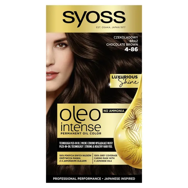 Plaukų dažai SYOSS OLEO INTENSE, Nr. 6-54, 1 vnt.