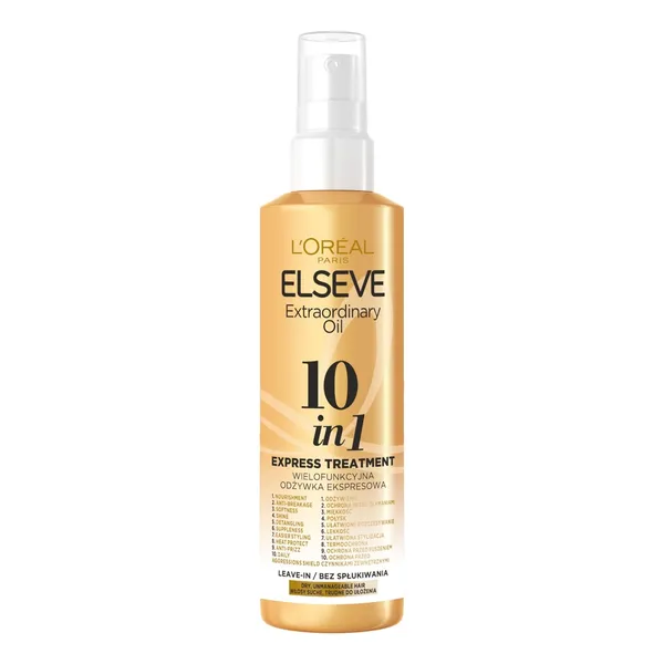 Plaukų lakas LOREAL ELSEVE EXTRAORDINARY OIL 10-in-1, 150 ml