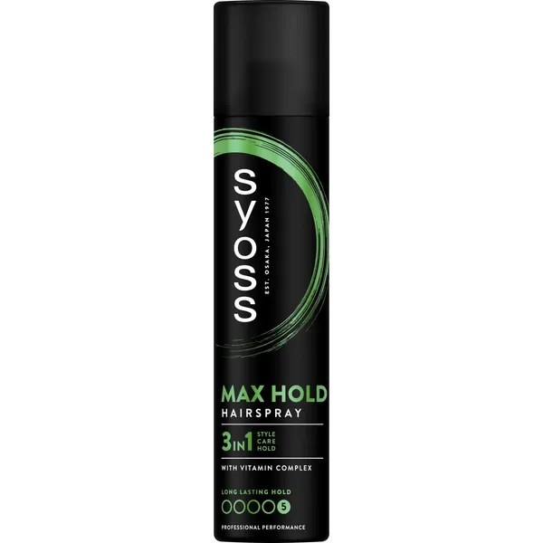 Plaukų lakas SYOSS MAX HOLD, 300 ml
