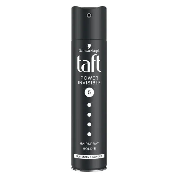 Plaukų lakas TAFT INVISIBLE HOLD, 250 ml