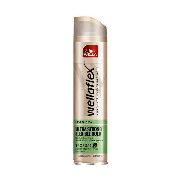 Plaukų lakas WELLAFLEX ULTRA STRONG HOLD, 250 ml