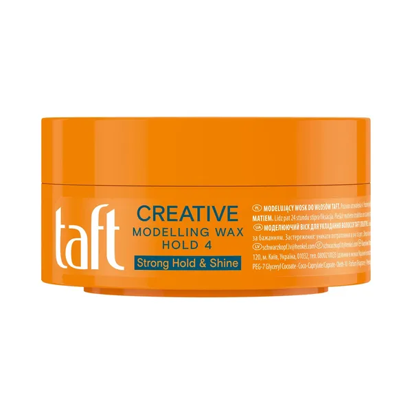 Plaukų modeliavimo vaškas TAFT CREATIVE LOOK, 75 ml