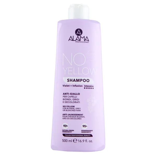 Plaukų šampūnas ALAMA PROFESSIONAL NO YELLOW, 500 ml