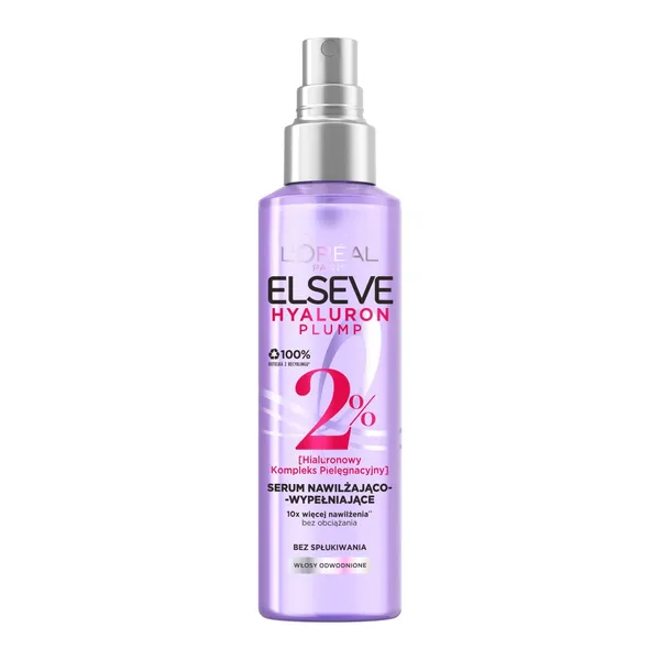 Plaukų serumas LOREAL ELSEVE HYALURON PLUMP, 150 ml
