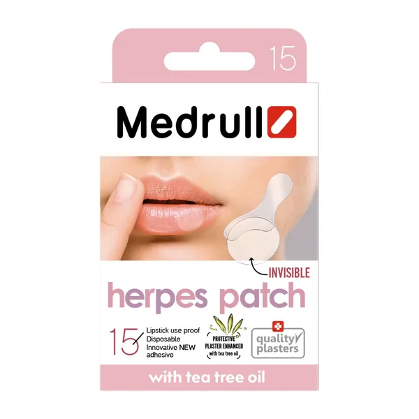 Pleistrai nuo herpio MEDRULL, 15 vnt.