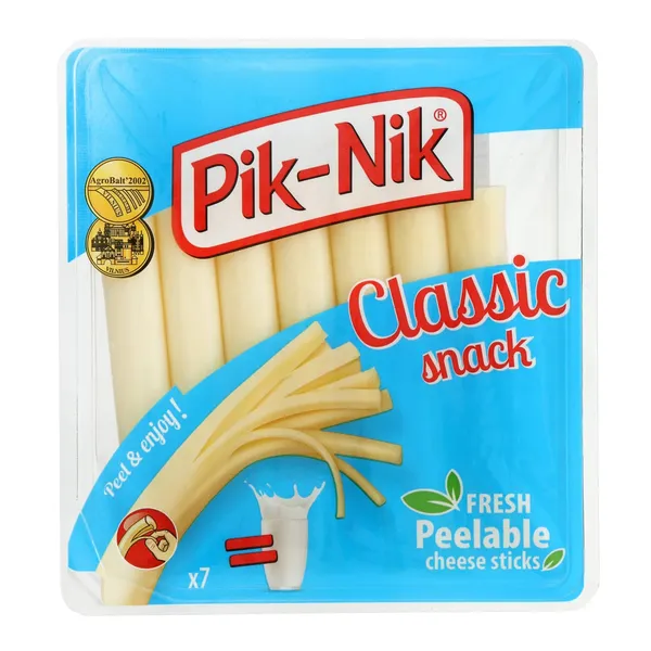 Plėšomos sūrio lazdelės PIK-NIK, 40% rieb., 140 g