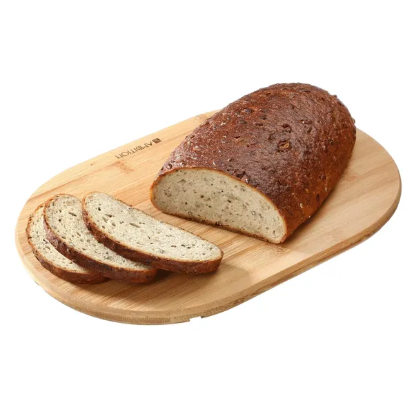 Plikyta duona su miežiais ir kanapių sėklomis, 680 g