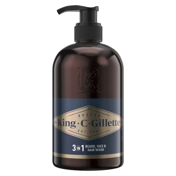 Plovimo priemonė barzdai KING C GILLETTE, 350 ml