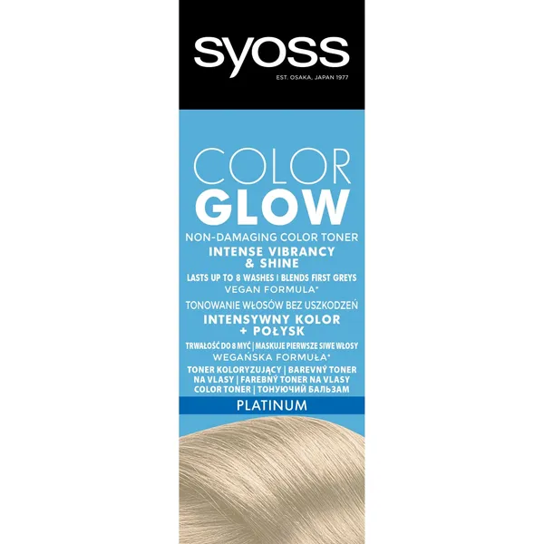 Matu krāsa Syoss Color Glow platīns 100ml