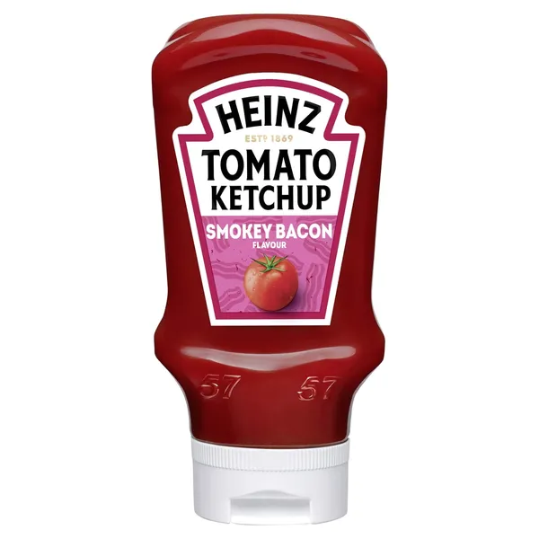 Pomidorų kečupas HEINZ SMOKEY BACON, 460 g