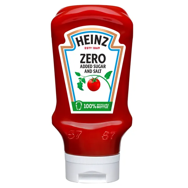 Tomātu kečups Heinz Zero ar saldinātāju 425g