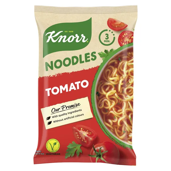 Nūdeles Knorr ar tomātu garšu ātri pagat. 61g