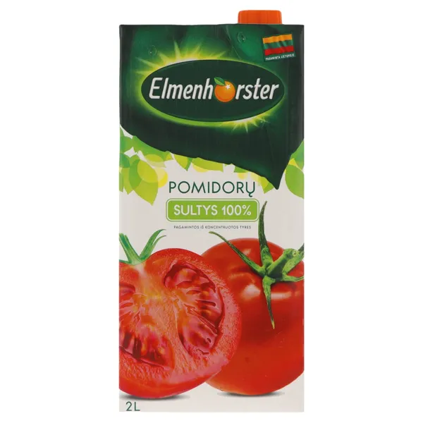 Sultys ELMENHORSTER, Pomidorų, 100%, 2 l