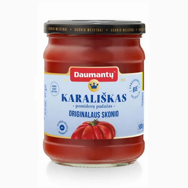 Pomidorų padažas DAUMANTŲ KARALIŠKAS (originalaus skonio), 500 g