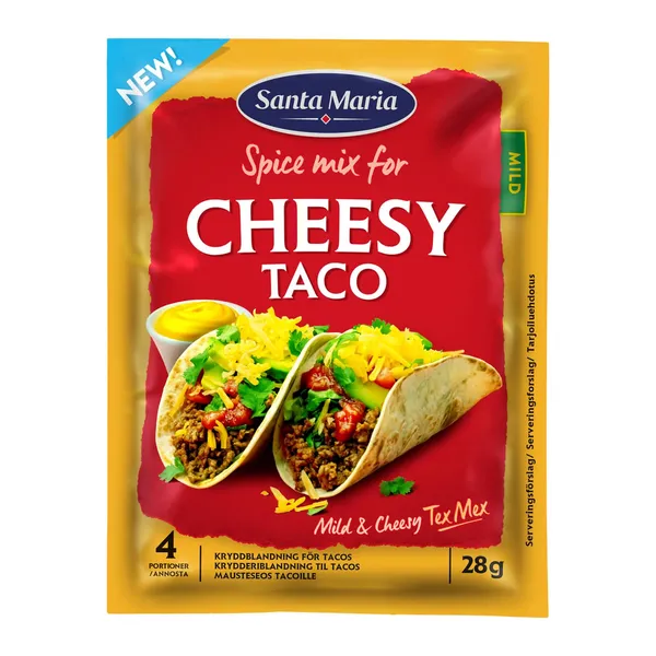 Garšvielu mais. Santa Maria siera tako 28g
