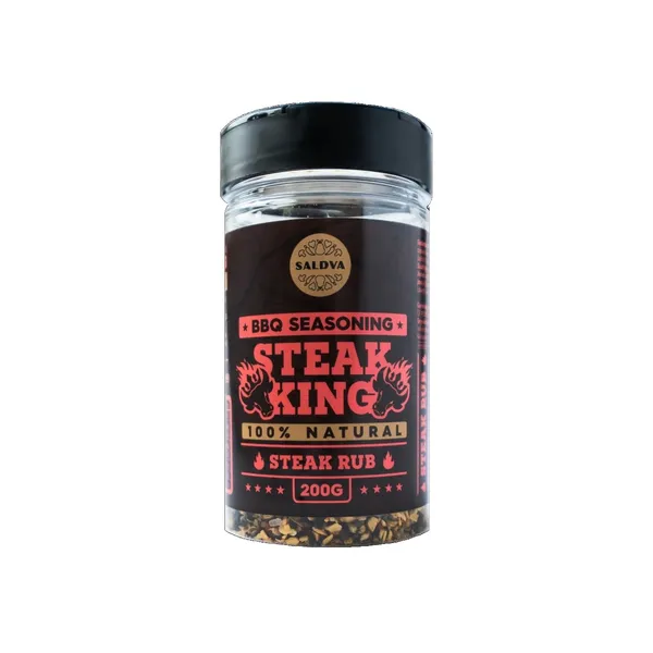 Prieskonių mišinys šašlykams SALDVA BBQ STEAK KING RUB, 200 g
