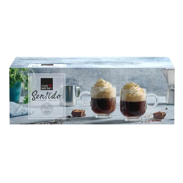 Puodeliai CAPPUCCINO RL SENTIDO, 220 ml, 6 vnt
